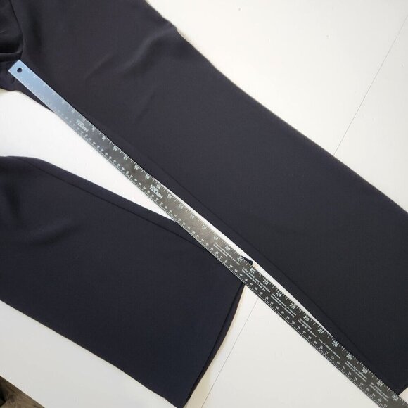 Eileen Fisher NWT Straight Leg Trouser Pant 6 Black Side Zip Classic Office - Picture 9 of 12